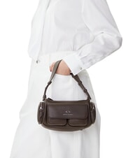 ARMANI EXCHANGE RACHEL Geanta de umar cu buzunare ciocolată fierbinte - Genți femei - 5