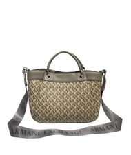 ARMANI EXCHANGE A|X Geantă de m&acirc;nă cu curea de umăr nisip sonor / bas brun - Genți femei - 3