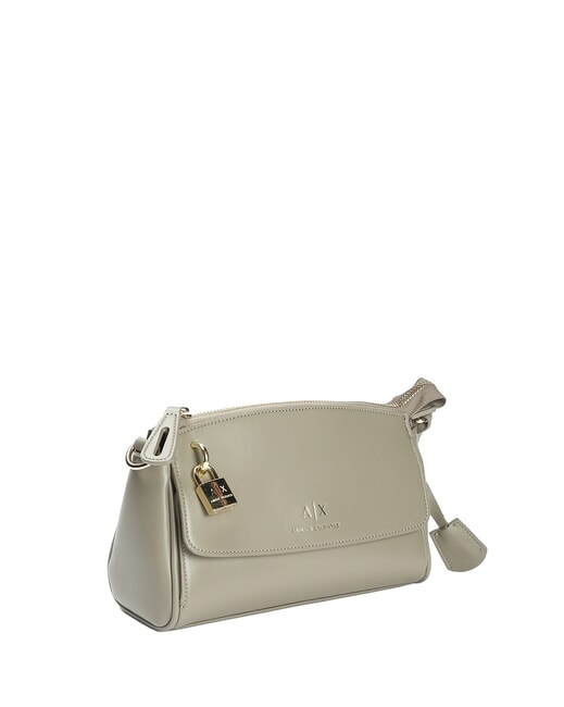 JANE Geanta de umar cu lacat biban brun - Genți femei