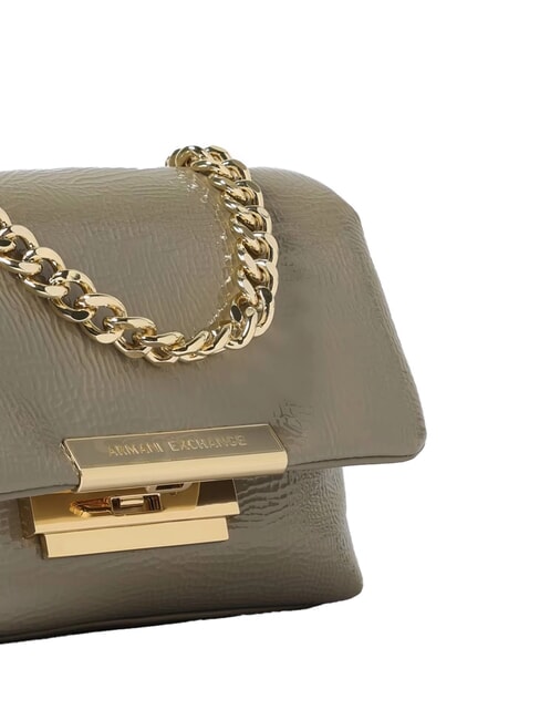 A|X Geantă de umăr micro biban brun - Genți femei