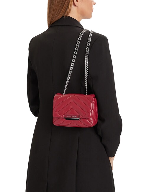 A|X MATELASSE Mini geanta de umar dalie roșie - Genți femei