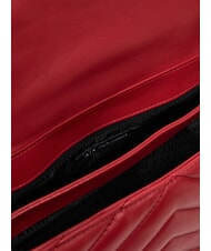 ARMANI EXCHANGE QUILTED Geantă de umăr/&icirc;ncrucișată dalie roșie - Genți femei - 4