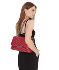 ARMANI EXCHANGE QUILTED Geantă de umăr/&icirc;ncrucișată dalie roșie - Genți femei - 5