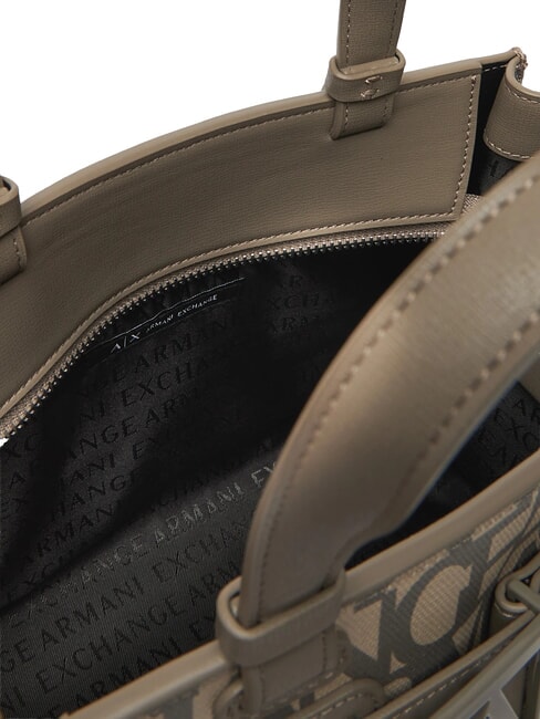 LOGO ALL OVER Geantă mică cu curea de umăr nisip sonor / bas brun - Genți femei