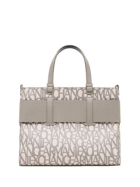 LOGO ALL OVER Geanta de mana cu curea de umar nisip sonor / bas brun - Genți femei