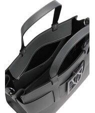 ARMANI EXCHANGE A|X BUCKLE Cumpărător manual, cu curea de umăr oțel răcit - Genți femei - 3