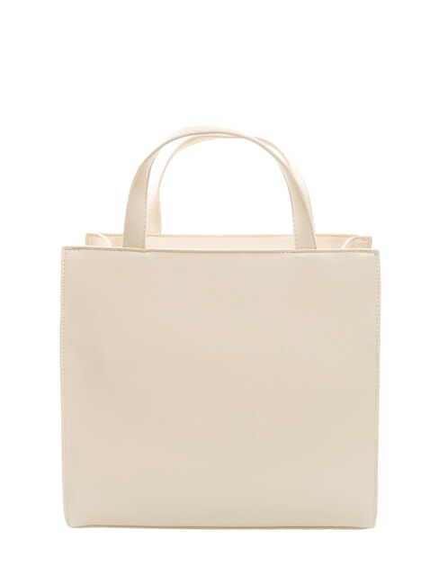 CORA Geantă de m&acirc;nă, cu curea de umăr ecru - Genți femei