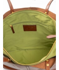 THE BRIDGE LISA Geantă de cumpărături din piele BROWN - Genți femei - 5