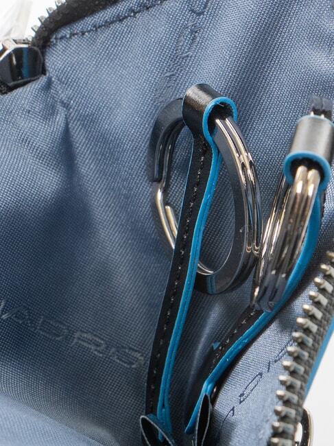 BLUE SQUARE Husă de chei din piele negru - Portchei