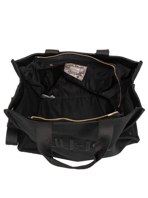 CANVAS Geantă de m&acirc;nă, cu curea de umăr BLACK - Genți femei