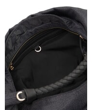 BORBONESE PLIE Geantă de umăr hobo negru &icirc;nchis - Genți femei - 4