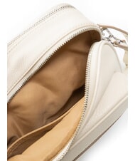 GIANNI CHIARINI CARRE Geantă de umăr din piele cu curea de umăr MARMURA - Genți femei - 4