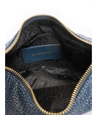 BORBONESE HOBO LUNA MINI ECO LINE Geanta de umar albastru lapislazuli - Genți femei - 4