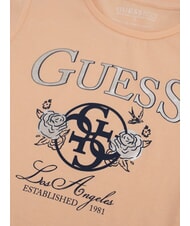 GUESS KIDS Tricou cu m&acirc;necă scurtă roz fericit - Tricou copil - 3