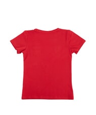 GUESS KIDS Tricou din bumbac cu imprimeu și strasuri - Tricou copil