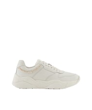 ARMANI EXCHANGE A|X Chain  Adidași din piele alb-gălbui+alb-gălbui - Pantofi femei - 2