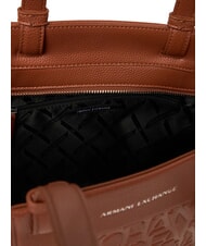 ARMANI EXCHANGE A|X ALL OVER Geantă de cumpărături de umăr coajă de nucă de cocos - Genți femei - 4