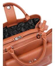 ARMANI EXCHANGE NICOLE L Geantă de m&acirc;nă, cu curea de umăr coajă de nucă de cocos - Genți femei - 4