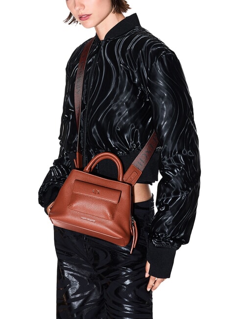 A|X  Geantă mini cu curea de umăr coajă de nucă de cocos - Genți femei