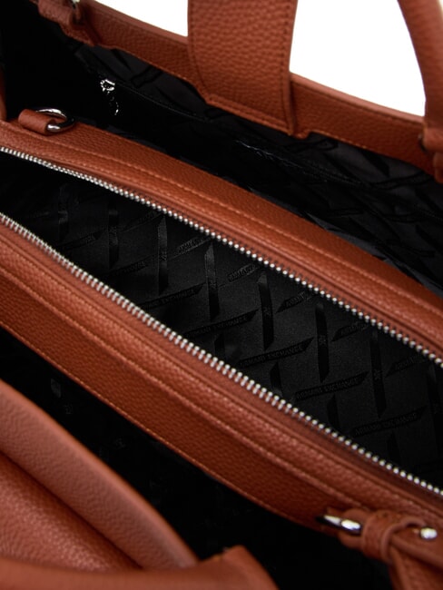 NICOLE Geantă de m&acirc;nă cu buzunar și curea de umăr coajă de nucă de cocos - Genți femei