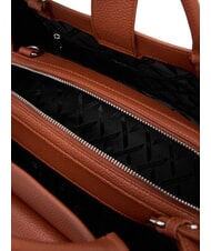 ARMANI EXCHANGE NICOLE Geantă de m&acirc;nă cu buzunar și curea de umăr coajă de nucă de cocos - Genți femei - 5