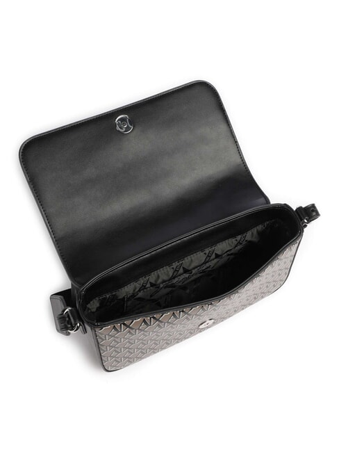 WAVE MONOGRAM Geantă de umăr bas brun / negru - Genți femei