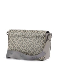 ARMANI EXCHANGE WAVE MONOGRAM Geantă de umăr nisip sonor / bas brun - Genți femei - 2