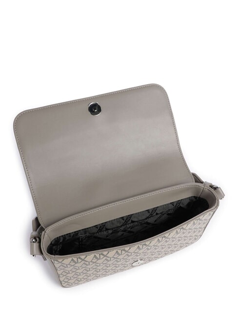 WAVE MONOGRAM Geantă de umăr nisip sonor / bas brun - Genți femei