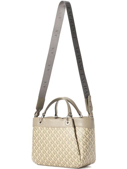 A|X BICOLOR Geantă de m&acirc;nă, cu curea de umăr nisip sonor / bas brun - Genți femei