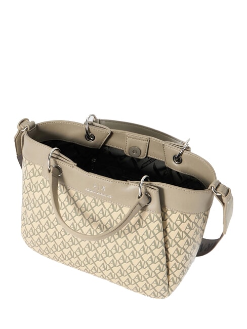 A|X BICOLOR Geantă de m&acirc;nă, cu curea de umăr nisip sonor / bas brun - Genți femei