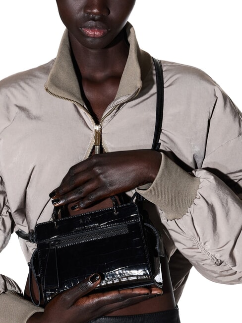 A|X CROCO Geantă micro, cu curea de umăr negru - Genți femei