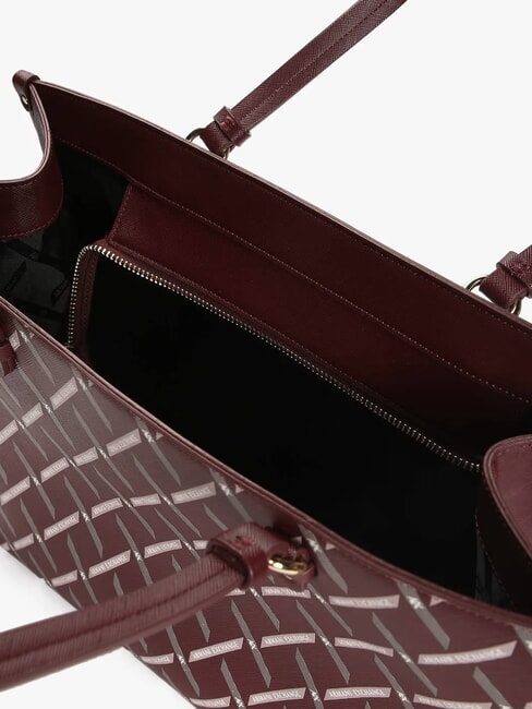 A|X LOGO ALL OVER Geantă de umăr, cu curea de umăr canelură / canelură - Genți femei