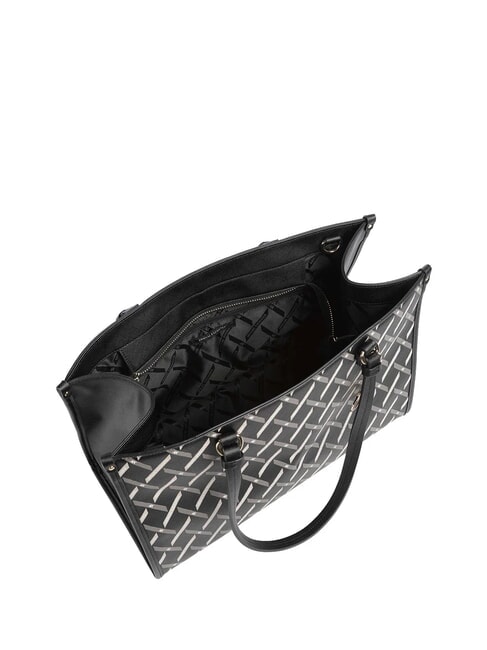 A|X LOGO ALL OVER Geantă de umăr, cu curea de umăr negru / negru - Genți femei