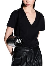 ARMANI EXCHANGE A|X PAINT Geantă de umăr mini negru - Genți femei - 6