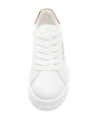 LOVE MOSCHINO ECLIPSE 50 Adidași din piele alb/piele - Pantofi femei - 3