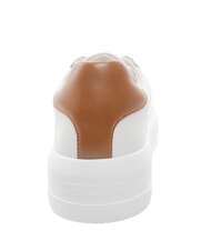 LOVE MOSCHINO ECLIPSE 50 Adidași din piele alb/piele - Pantofi femei - 5