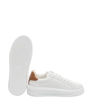 LOVE MOSCHINO ECLIPSE 50 Adidași din piele alb/piele - Pantofi femei - 6