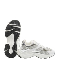 LOVE MOSCHINO STARDUST 60 Teniși pentru femei argintiu/alb/argintiu - Pantofi femei - 5