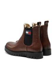 TOMMY HILFIGER TH JEANS Ghete din piele pentru gleznă maro - Pantofi femei - 3