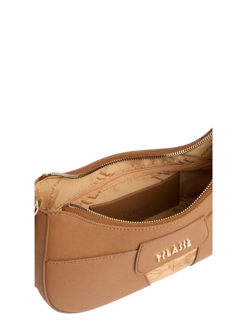 BLOO CITY Geantă de umăr &icirc;n formă de semilună TUTUN - Genți femei