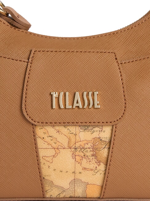 BLOO CITY Geantă de umăr &icirc;n formă de semilună TUTUN - Genți femei