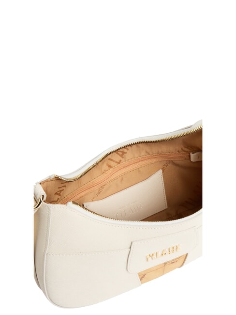 BLOO CITY Geantă de umăr &icirc;n formă de semilună fildeş - Genți femei