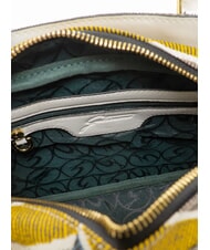 GATTINONI PLANETARIUM Geantă de m&acirc;nă medie cu curea de umăr lună/alb - Genți femei - 5