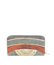 GATTINONI PLANETARIUM Portofel mare cu fermoar dublu clasic/ coral - Portofele femei - 3