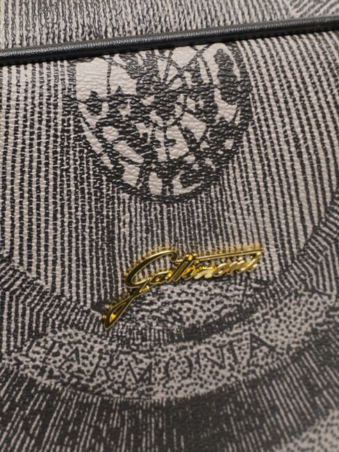 PLANETARIUM Geantă cu dom mediu cu curea de umăr gri deschis monocrom/negru - Genți femei