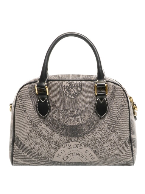 PLANETARIUM Geantă cu dom mediu cu curea de umăr gri deschis monocrom/negru - Genți femei