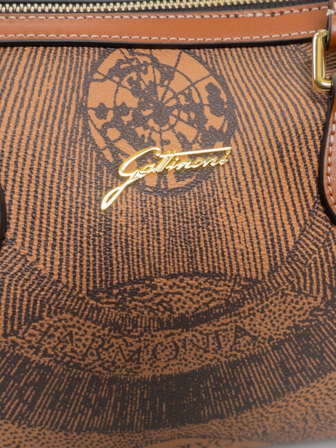 PLANETARIUM Geanta de umar cu bareta de umar bronz monocrom - Genți femei