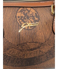 GATTINONI PLANETARIUM Geanta de umar cu bareta de umar bronz monocrom - Genți femei - 4