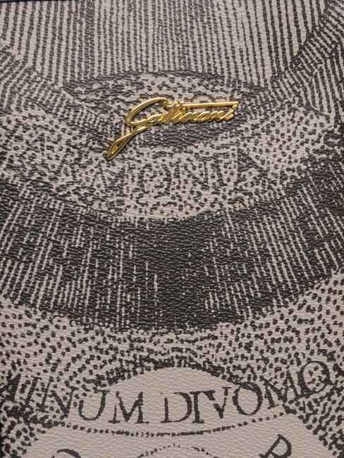 PLANETARIUM Sacoșă de cumpărături gri deschis monocrom/negru - Genți femei