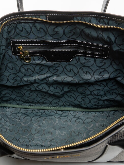 PLANETARIUM Sacoșă de cumpărături gri deschis monocrom/negru - Genți femei